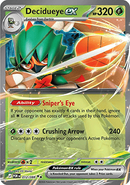 Decidueye ex (POR 012) – produktbillede