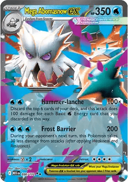 Mega Abomasnow ex (MEG 036) – produktbillede