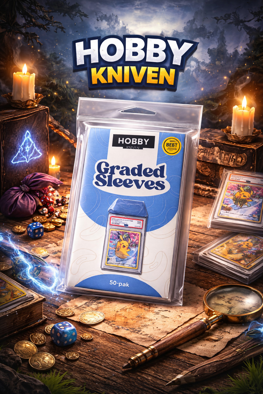 Graded Sleeves 50-pak – produktbillede
