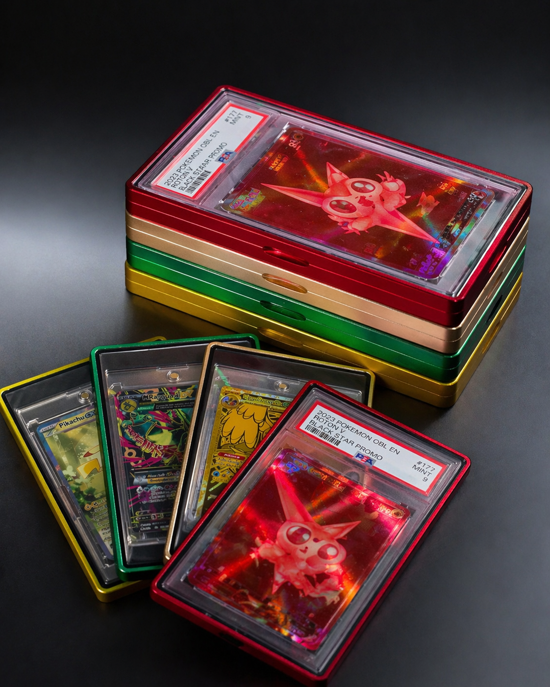 PSA Aluminium Card Case – Premium Display Holder til Graded Kort & PSA Slabs – produktbillede