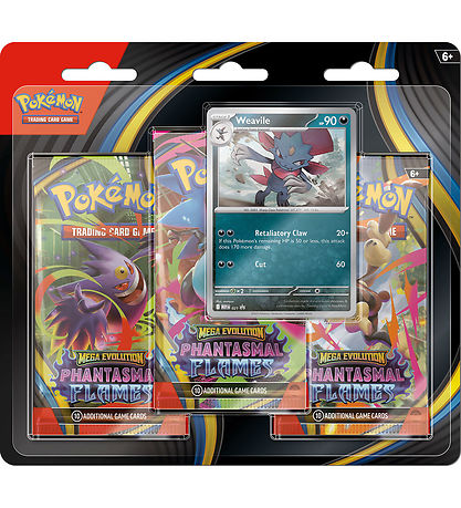 POKÉMON TCG: PHANTASMAL FLAMES 3-PACK BLISTER - Weavile
