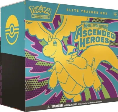 Pokemon Mega Evolutions: Ascended Heroes - Elite Trainer Box - (Preorder)
