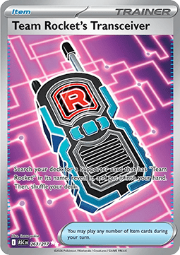 Team Rocket's Transceiver (ASC 263) – produktbillede