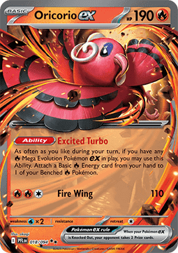 Oricorio ex (PFL 018) – produktbillede