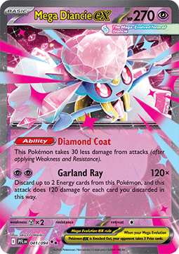 Mega Diancie ex (PFL 041) – produktbillede