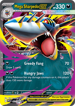Mega Sharpedo ex (PFL 061) – produktbillede